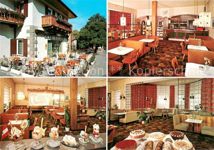 St Ulrich Groeden Tirol Cafe Eisdiele Domino Terrasse