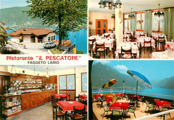 Faggeto Lario Ristorante Il Pescatore Terrasse Comersee Alpen