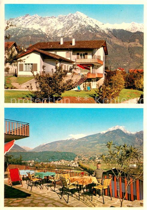Marling Hotel Garni Panorama Terrasse Fernblick Alpenpanorama