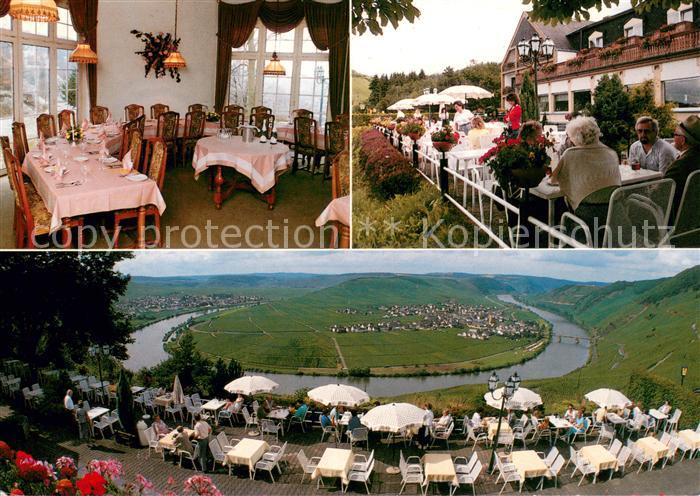 Leiwen Mosel Restaurant Cafe Hotel Zummethof Terrasse Landschaftspanorama Mosels