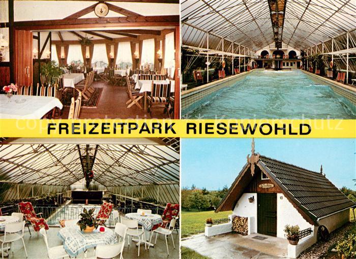 Nordhastedt Freizeitpark Riesewohld Gastraeume Hallenbad Bungalow