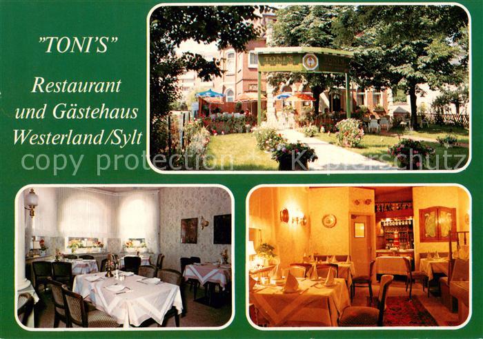 Westerland Sylt Tonis Restaurant Gastraeume