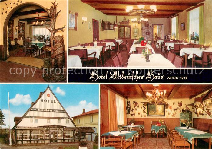 Kellinghusen Hotel Altdeutsches Haus Speisesaal Gaststube