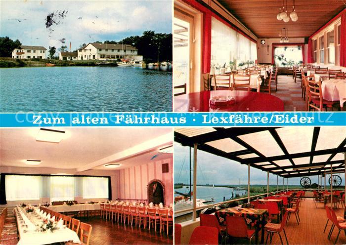 Wrohm Dithmarschen Zum alten Faehrhaus Lexfaehre Eider Gastraeume