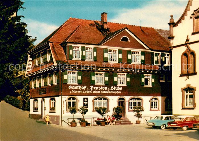 Oberharmersbach Gasthof Pension zur Stube zu Sternen und den drei Schweinskoepfe