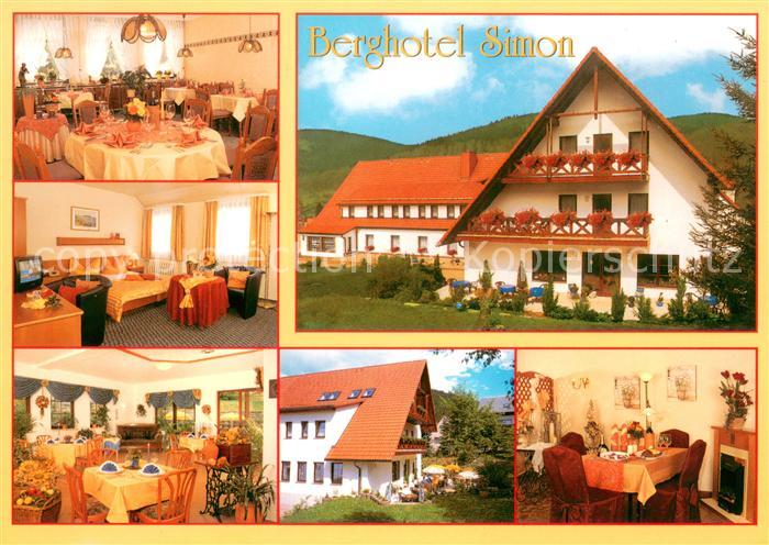 Oberschoenau Thueringen Berghotel Simon Gastraeume Zimmer