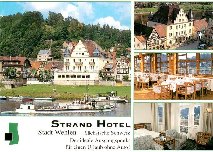 Wehlen Sachsen Strand Hotel Gaststube Zimmer
