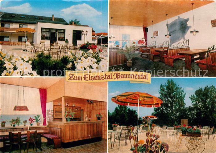 Bammental Hotel Pension Zum Elsental Gastraeume Freiterrasse