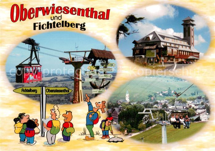 Oberwiesenthal Erzgebirge mit Fichtelberg Bergrestaurant Himmelsleiter Sessellif