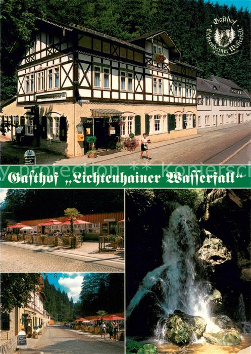 Altendorf Lichtenhain Gasthof Lichtenhainer Wasserfall Dorfstrasse Wasserfall