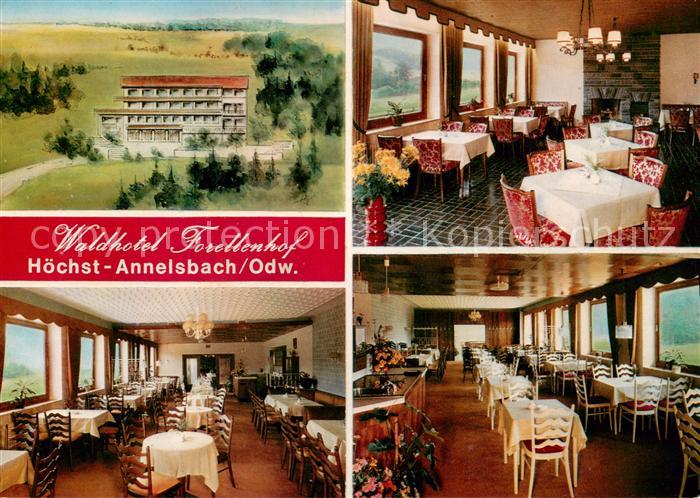 Annelsbach Waldhotel Forellenhof Gastraeume