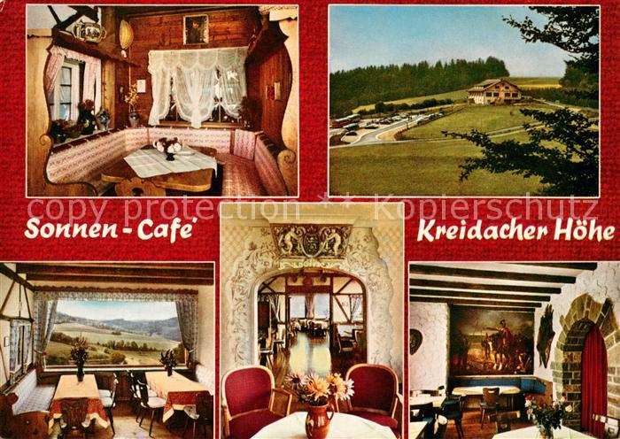 Waldmichelbach Sonnen Cafe Pension Kreidacher Hoehe Gastraeume