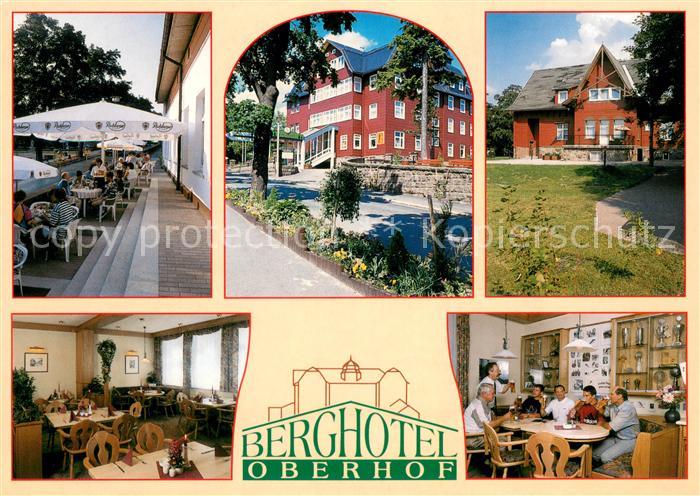 Oberhof Thueringen Berghotel Oberhof Strassencafe Gastraeume