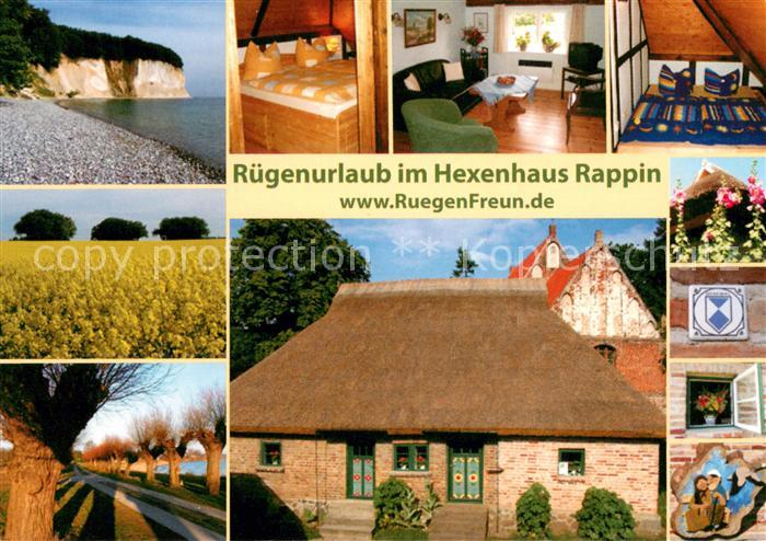 Rappin Hexenhaus auf Ruegen Teilansichten Steilkueste
