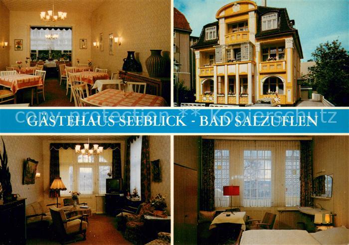 Bad Salzuflen Gaestehaus Seeblick Gaststube Zimmer