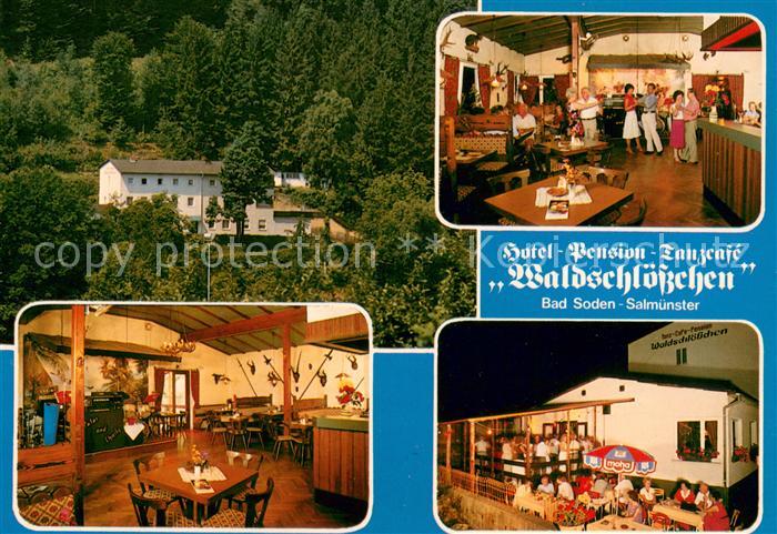 Bad Soden-Salmuenster Hotel Pension Waldschloesschen Tanzcafe Terrasse