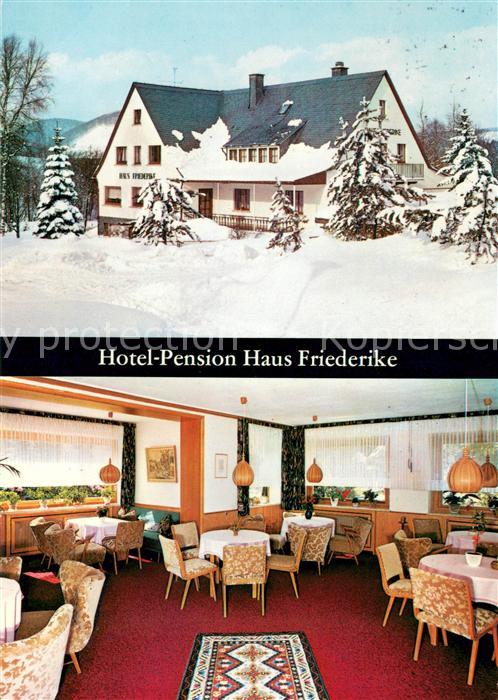 Stryck Hotel Pension Haus Friederike Gastraum