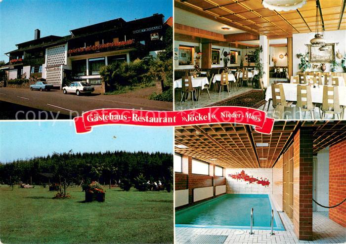 Nieder-Moos Gaestehaus Restaurant Joeckel Gaststube Hallenbad Panorama