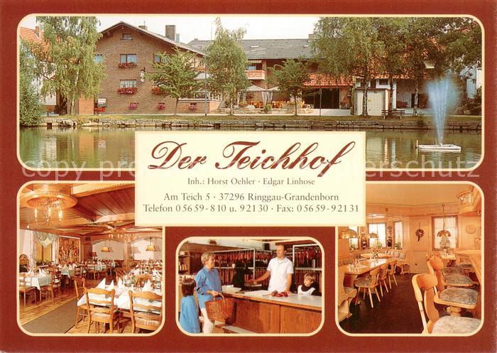 Grandenborn Der Teichhof Gastraeume Theke