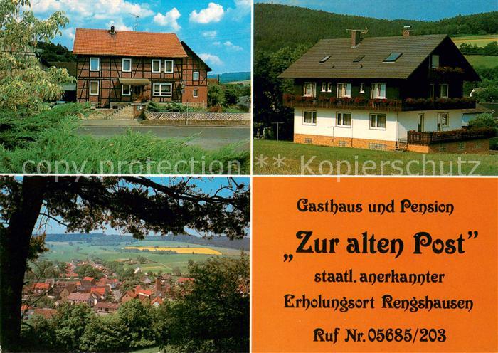 Rengshausen Hessen Gasthaus Pension Zur alten Post Panorama