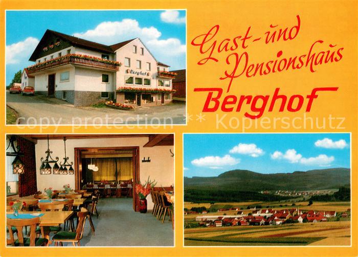 Almendorf Gast und Pensionshaus Berghof Panorama