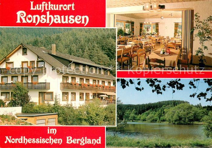 Ronshausen Restaurant Cafe Waldhotel Marbach Seepanorama