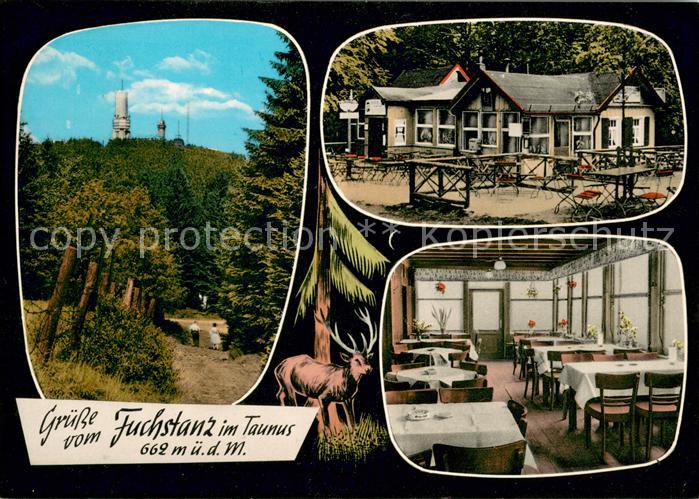 Koenigstein Taunus Fuchstanz Gaststaette Gaststube Freiterrasse