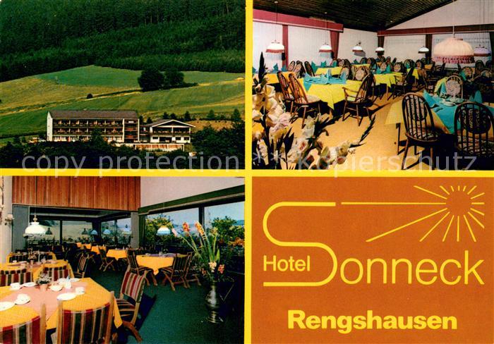 Rengshausen Knuellwald Hotel Sonneck Gastraeume