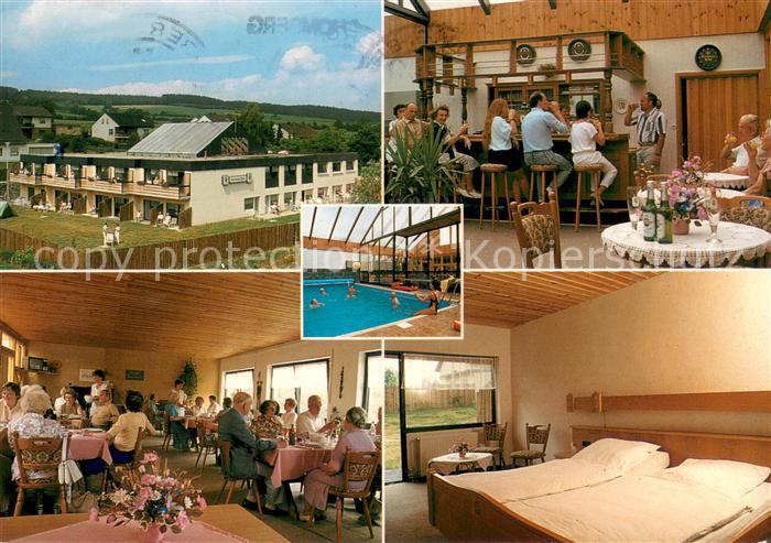 Rengshausen Knuellwald Kurhaus Ross Gastraum Bar Zimmer