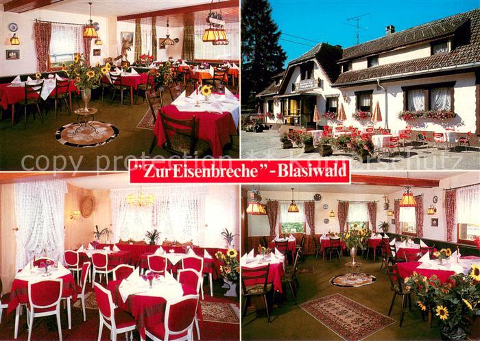 Blasiwald Gasthaus Restaurant Zur Eisenbreche Gastraeume