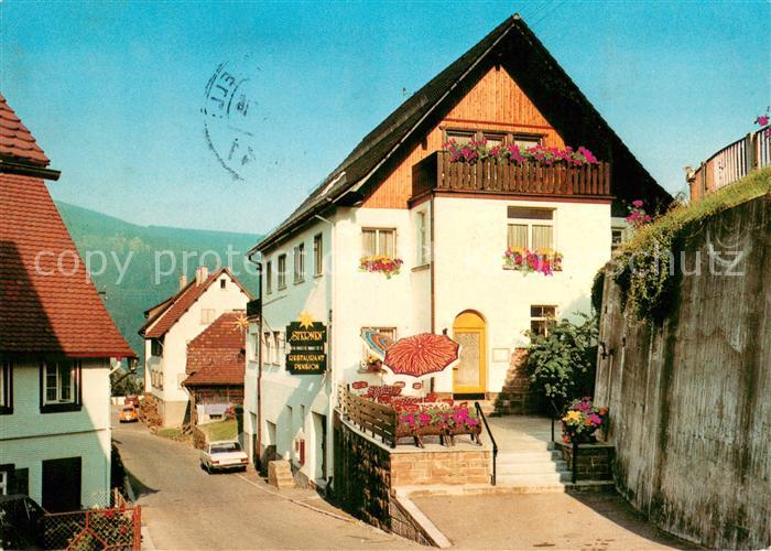 Bermersbach Forbach Gasthaus Pension Sternen mit Gaestehaus Elise