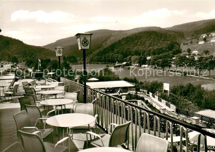 Schwalefeld Upland Park Restaurant Terrasse