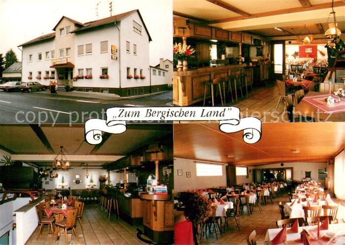 Malmeneich Speisegaststaette Zum Bergischen Land Gastraeume Bar