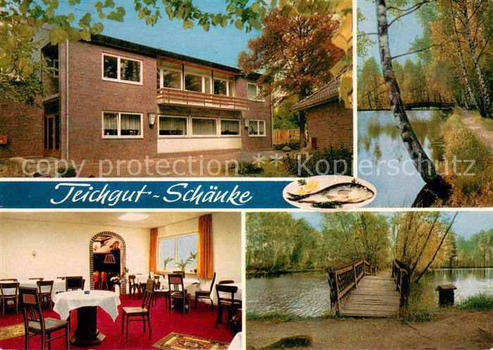 Wahrenholz Teichgut Schaenke Gastraeume Bruecke