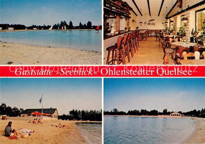 Ohlenstedt Gaststaette Seeblick Gastraum Bar Strand
