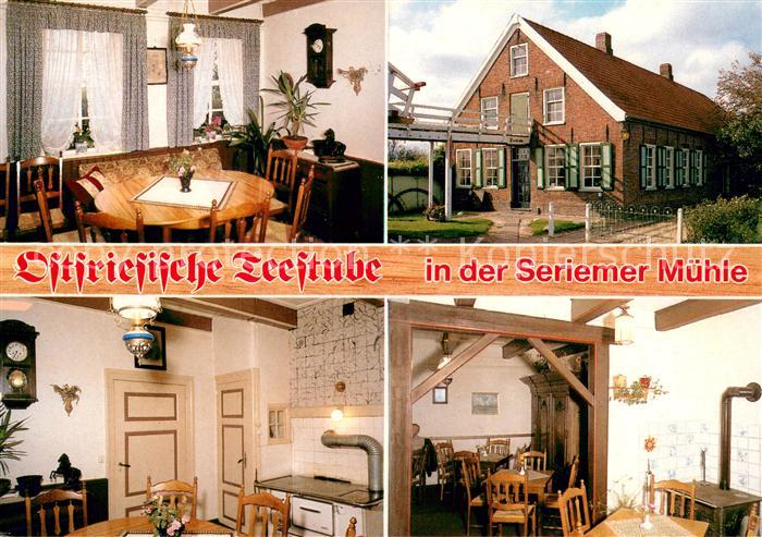 Seriem Ostfriesische Teestube in der Seriemer Muehle Gastraeume