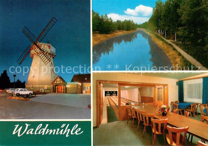 Suhlendorf Gast und Pensionshaus Waldmuehle Kanal Kegelbahn