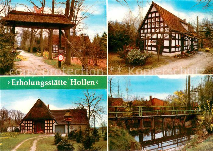 Martfeld Erholungsstaette Hollen Eingangstor Bruecke