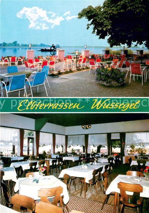 Wussegel Restaurant Cafe Elbterrassen Speisesaal