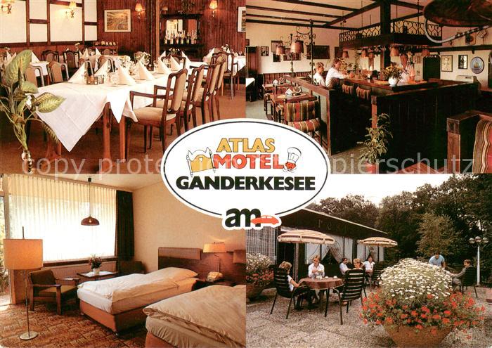 Ganderkesee Atlas Motel Gastraeume Zimmer Terrasse