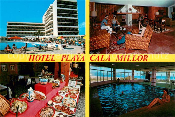 Cala Millor Mallorca Hotel Playa Gastraum Bueffet Hallenbad
