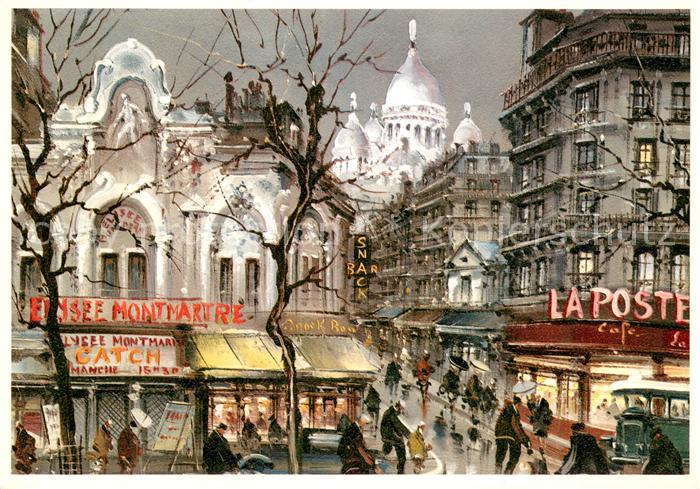 Paris Le Sacre Coeur et l’Elysee Montmartre