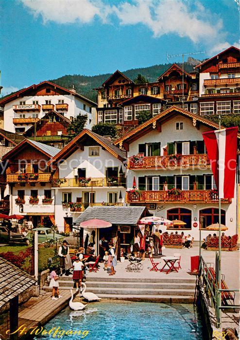 St Wolfgang Salzkammergut Motiv am Schiffsanlegeplatz