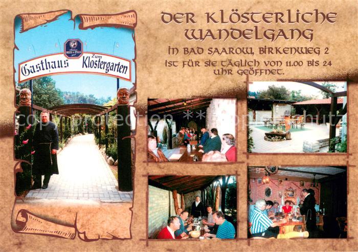 Bad Saarow Gasthaus zum Klostergarten Der kloesterliche Wandelgang