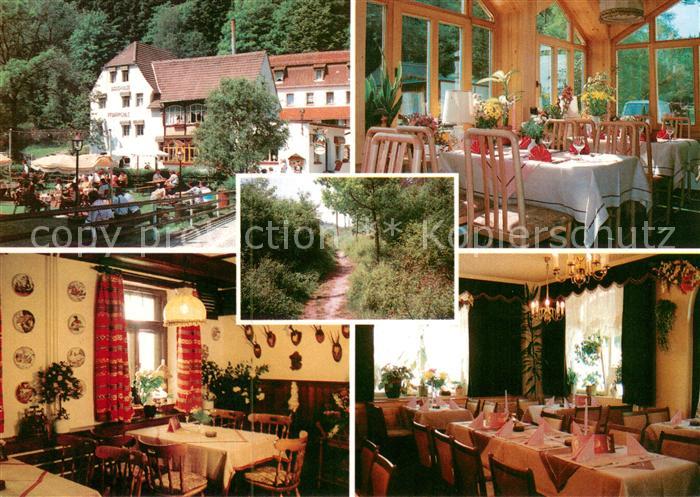 Eisenberg Thueringen Cafe Restaurant Waldhotel Pfarrmuehle Waldpartie Wanderweg