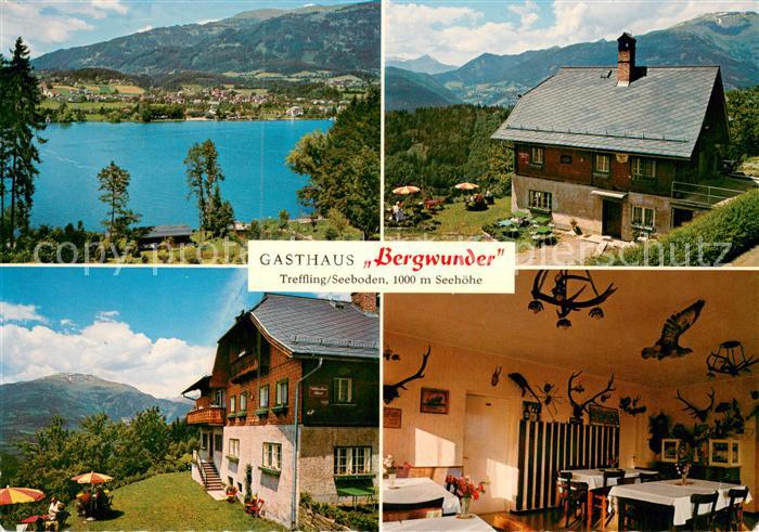 Treffling Gasthaus Bergwunder Freiterrasse Gaststube Millstaettersee