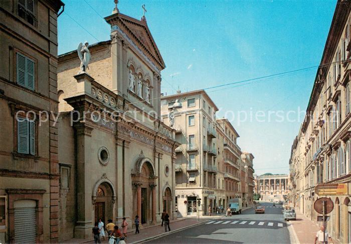 Macerata Santuario dell’Immacolata fine sec XIX e Corso Cavour