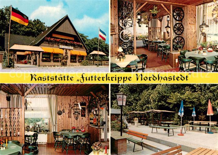 Nordhastedt Raststaette Futterkrippe Gastraeume Terrasse