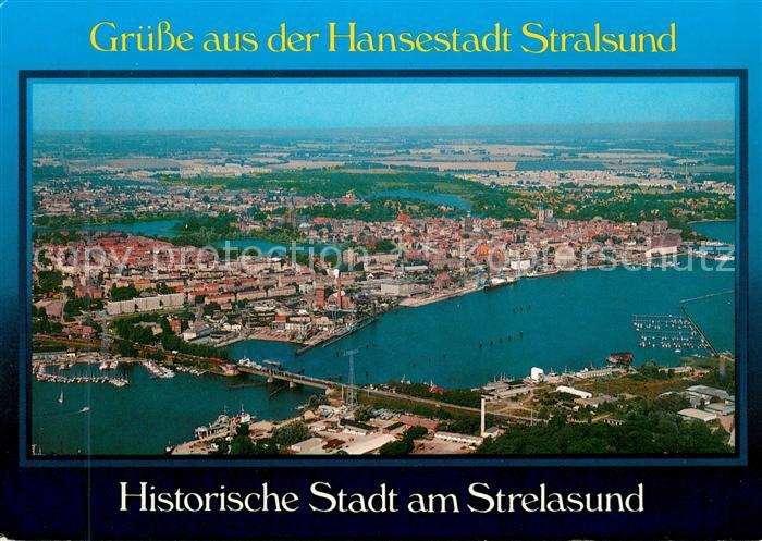 Stralsund Mecklenburg Vorpommern Fliegeraufnahme