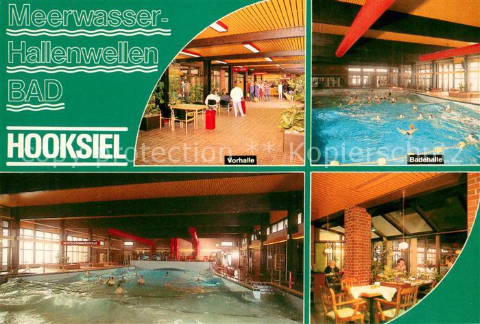 Hooksiel Nordseebad Meerwasser Hallenwellenbad Vorhalle Badehalle Gaststube